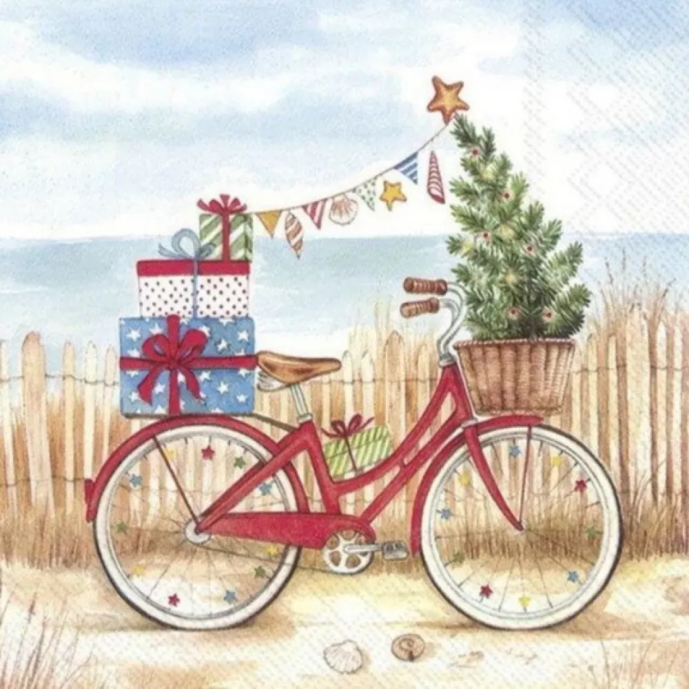 Servetten "Christmas at the Seaside" 3 stuks