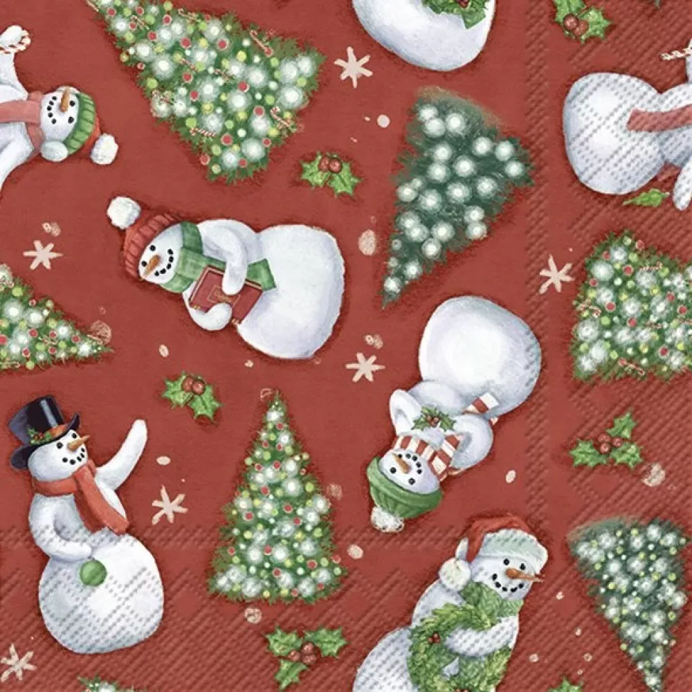 Servetten "Snowman" 3 stuks