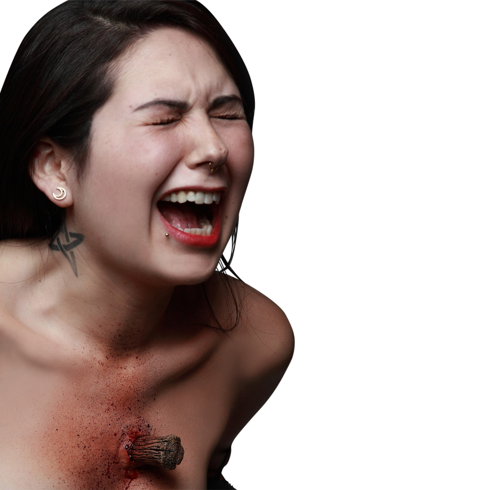 Ghoulish Latex Steekwond ( Stab It )