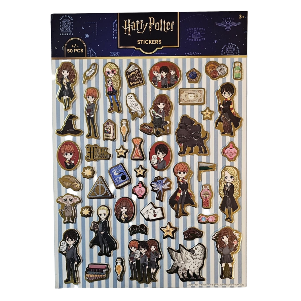 Harry potter Foam Stickers +/- 50 Stickers