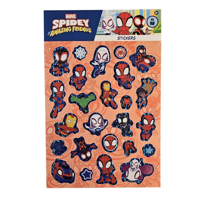 Marvel's Spidey and his amazing friends Stickerboek met glitters