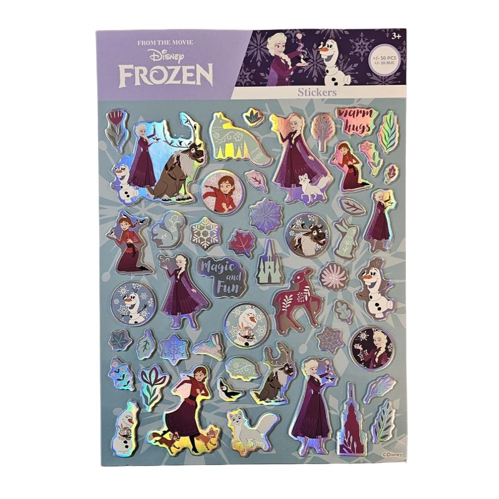 Frozen Foam Stickers +/- 50 Stickers